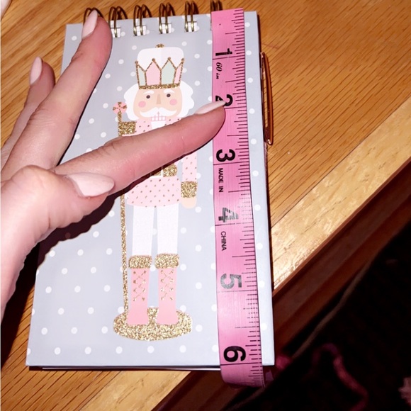 Pink Pastel Nutcracker Notepad and pen PinkMas New - Picture 7 of 8